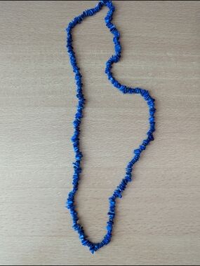 Lapis Lazuli Chip Bead Necklace